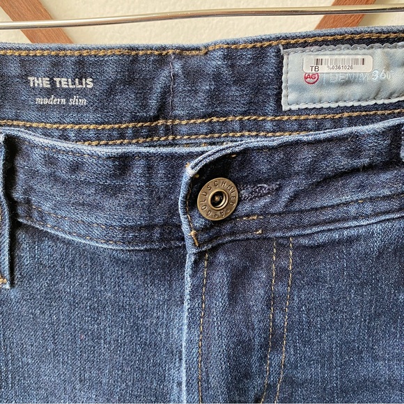 Adriano Goldschmied The Tellis Modern Slim Dark Wash Denim Jeans - Picture 4 of 13